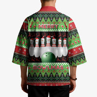 Bowling Christmas Kimono Merry Bowlmas - Wonder Print Shop
