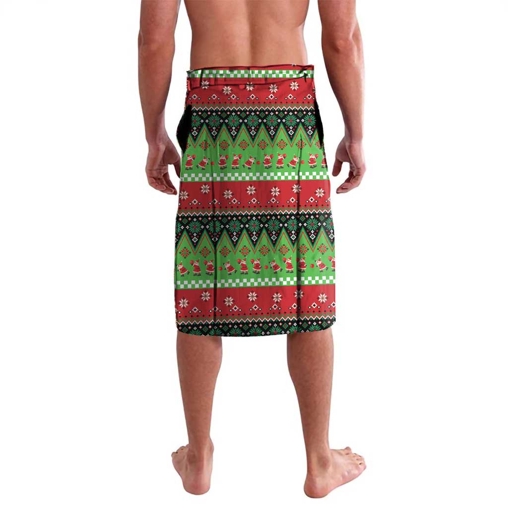 Bowling Christmas Lavalava Merry Bowlmas - Wonder Print Shop