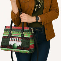 Bowling Christmas Leather Bag Merry Bowlmas - Wonder Print Shop