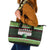 Bowling Christmas Leather Tote Bag Merry Bowlmas - Wonder Print Shop