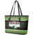 Bowling Christmas Leather Tote Bag Merry Bowlmas - Wonder Print Shop