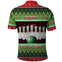 Bowling Christmas Polo Shirt Merry Bowlmas - Wonder Print Shop