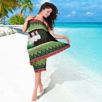 Bowling Christmas Sarong Merry Bowlmas - Wonder Print Shop