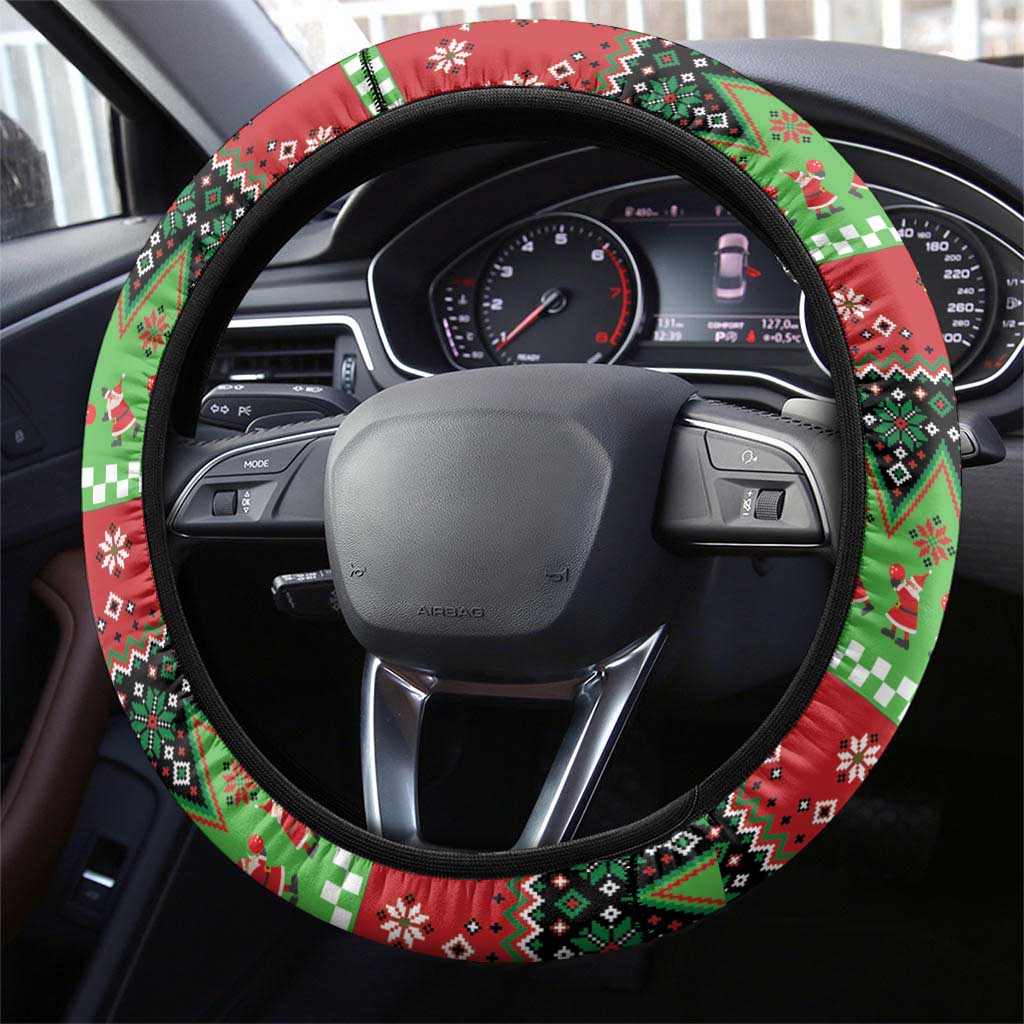 Bowling Christmas Steering Wheel Cover Merry Bowlmas - Wonder Print Shop