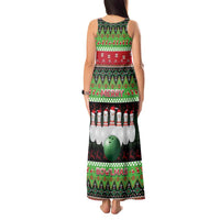 Bowling Christmas Tank Maxi Dress Merry Bowlmas - Wonder Print Shop