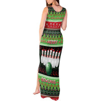 Bowling Christmas Tank Maxi Dress Merry Bowlmas - Wonder Print Shop