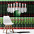 Bowling Christmas Window Curtain Merry Bowlmas - Wonder Print Shop