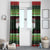 Bowling Christmas Window Curtain Merry Bowlmas - Wonder Print Shop
