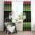 Bowling Christmas Window Curtain Merry Bowlmas - Wonder Print Shop