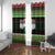 Bowling Christmas Window Curtain Merry Bowlmas - Wonder Print Shop