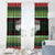Bowling Christmas Window Curtain Merry Bowlmas - Wonder Print Shop