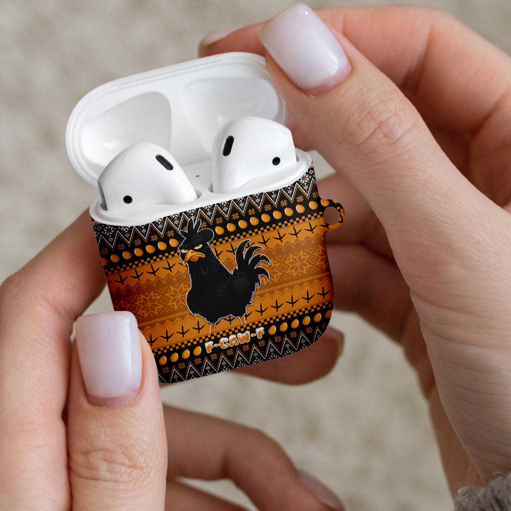 Chicken Christmas AirPods Case F Caw F - Wonder Print Shop