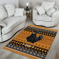 Chicken Christmas Area Rug F Caw F - Wonder Print Shop