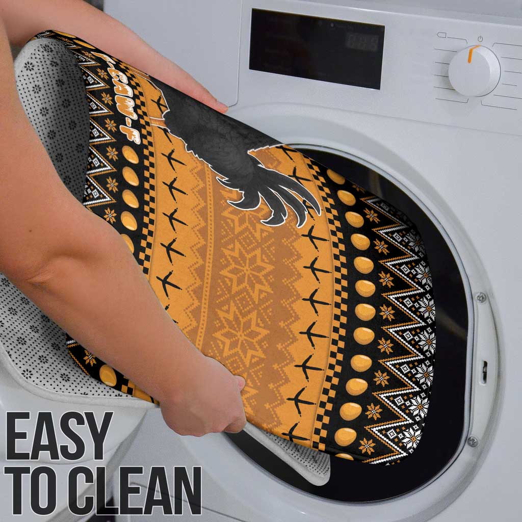 Chicken Christmas Bathroom Set F Caw F - Wonder Print Shop