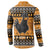 Chicken Christmas Button Sweatshirt F Caw F - Wonder Print Shop