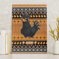 Chicken Christmas Canvas Wall Art F Caw F - Wonder Print Shop