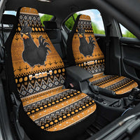 Chicken Christmas Car Seat Cover F Caw F - Wonder Print Shop