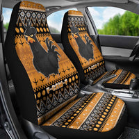Chicken Christmas Car Seat Cover F Caw F - Wonder Print Shop