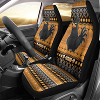 Chicken Christmas Car Seat Cover F Caw F - Wonder Print Shop