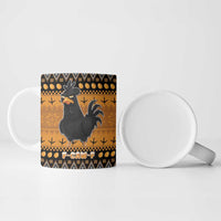 Chicken Christmas Ceramic Mug F Caw F - Wonder Print Shop