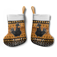 Chicken Christmas Stocking F Caw F - Wonder Print Shop