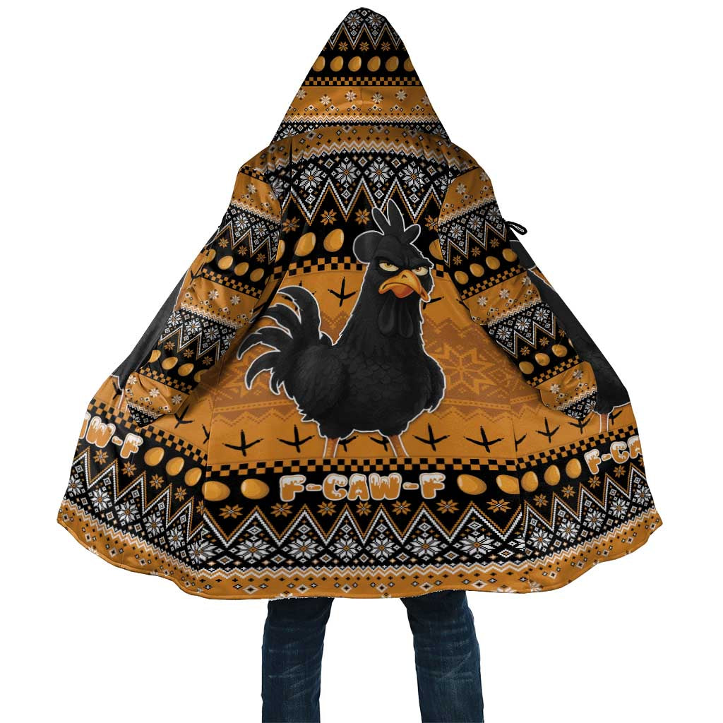 Chicken Christmas Cloak F Caw F - Wonder Print Shop