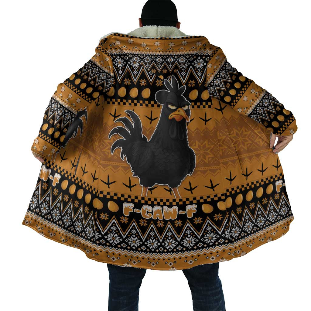 Chicken Christmas Cloak F Caw F - Wonder Print Shop