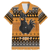 Chicken Christmas Family Matching Mermaid Dress and Hawaiian Shirt F Caw F - Wonder Print Shop