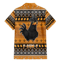 Chicken Christmas Family Matching Mermaid Dress and Hawaiian Shirt F Caw F - Wonder Print Shop