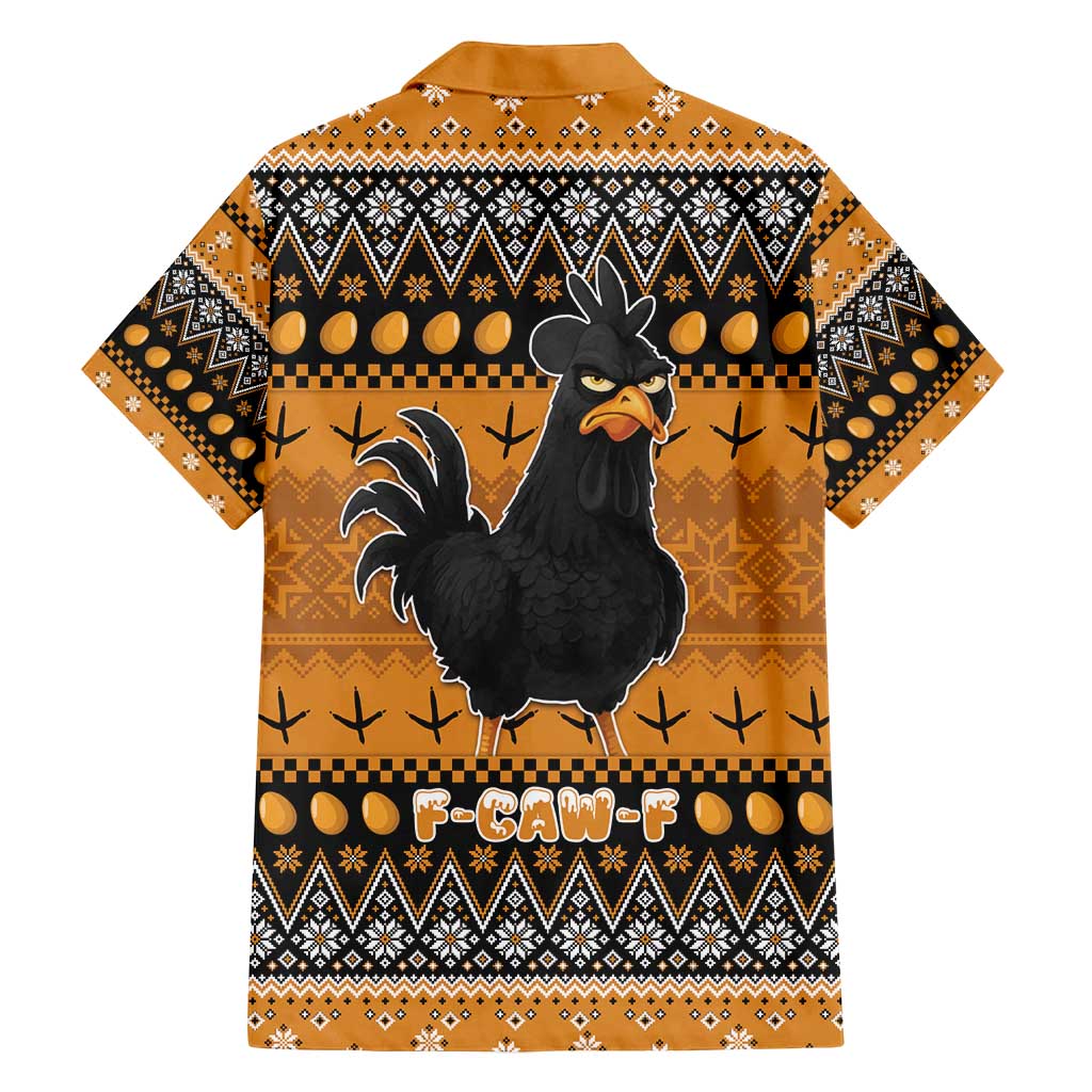 Chicken Christmas Family Matching Summer Maxi Dress and Hawaiian Shirt F Caw F - Wonder Print Shop
