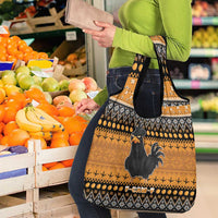 Chicken Christmas Grocery Bag F Caw F - Wonder Print Shop