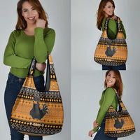 Chicken Christmas Grocery Bag F Caw F - Wonder Print Shop