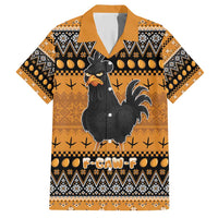 Chicken Christmas Hawaiian Shirt F Caw F - Wonder Print Shop
