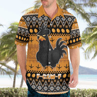 Chicken Christmas Hawaiian Shirt F Caw F - Wonder Print Shop