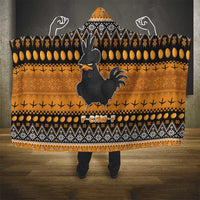 Chicken Christmas Hooded Blanket F Caw F - Wonder Print Shop
