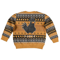 Chicken Christmas Kid Ugly Christmas Sweater F Caw F - Wonder Print Shop