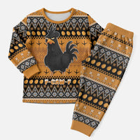 Chicken Christmas Pajama Set F Caw F - Wonder Print Shop