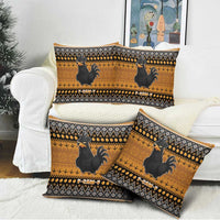 Chicken Christmas Pillow Cover F Caw F - Wonder Print Shop