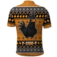 Chicken Christmas Polo Shirt F Caw F - Wonder Print Shop