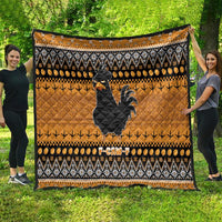Chicken Christmas Quilt F Caw F - Wonder Print Shop