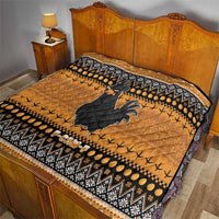 Chicken Christmas Quilt F Caw F - Wonder Print Shop