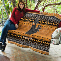 Chicken Christmas Quilt F Caw F - Wonder Print Shop