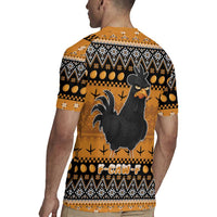 Chicken Christmas Rugby Jersey F Caw F - Wonder Print Shop