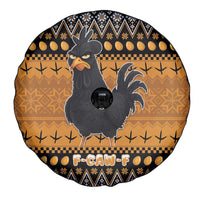 Chicken Christmas Spare Tire Cover F Caw F - Wonder Print Shop