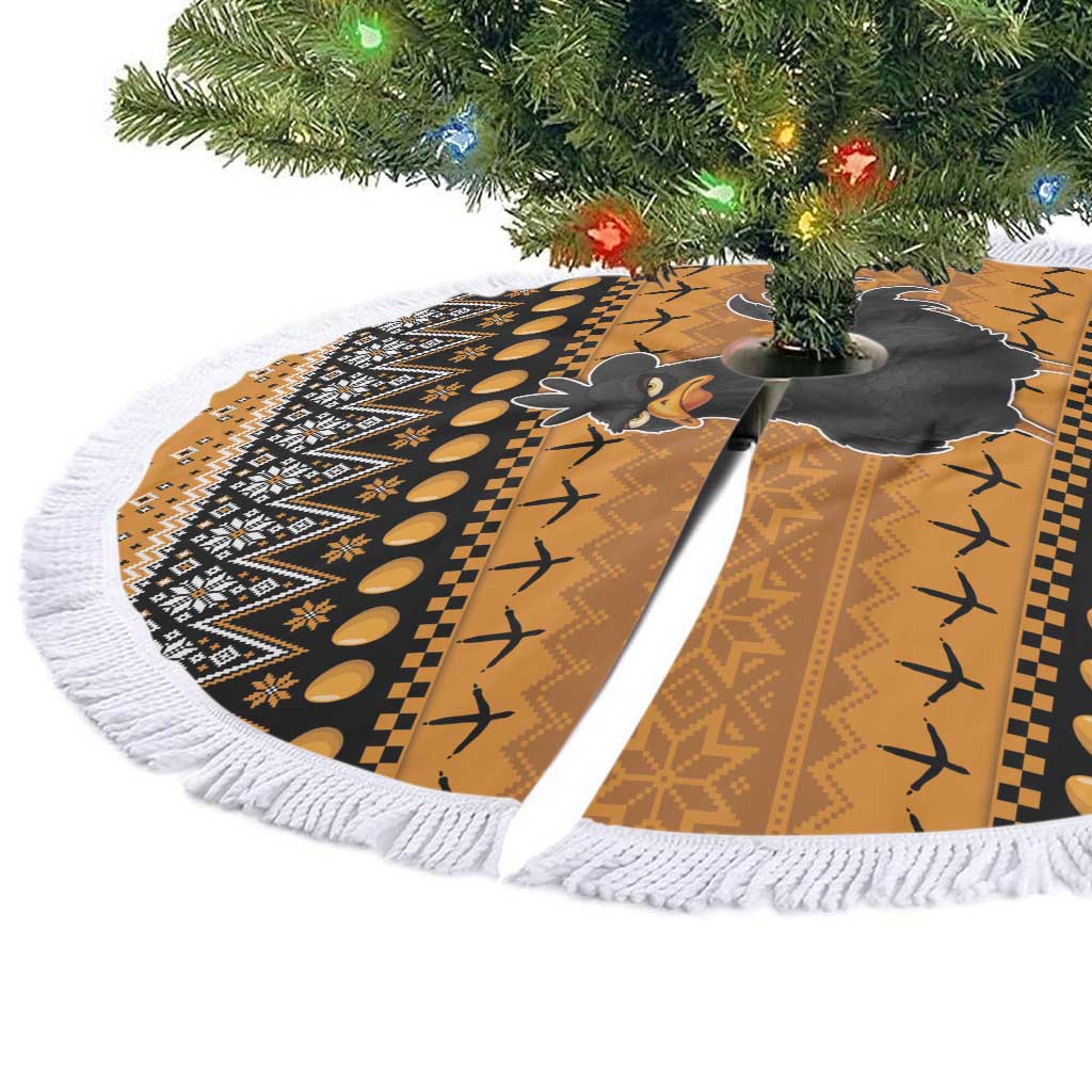 Chicken Christmas Tree Skirt F Caw F - Wonder Print Shop