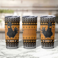 Chicken Christmas Tumbler Cup F Caw F - Wonder Print Shop