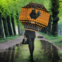 Chicken Christmas Umbrella F Caw F - Wonder Print Shop