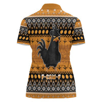 Chicken Christmas Women Polo Shirt F Caw F - Wonder Print Shop