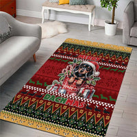 Dachshund Christmas Area Rug Merry Dachmas - Wonder Print Shop