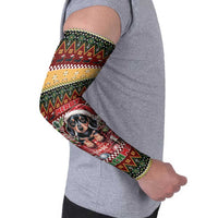 Dachshund Christmas Arm Sleeves Merry Dachmas - Wonder Print Shop
